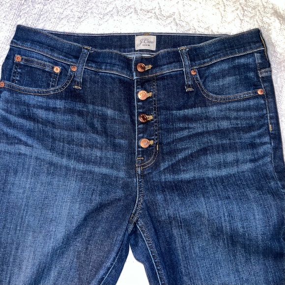 J. Crew 9” Demi Boot Crop Jeans Button Fly - Picture 5 of 13